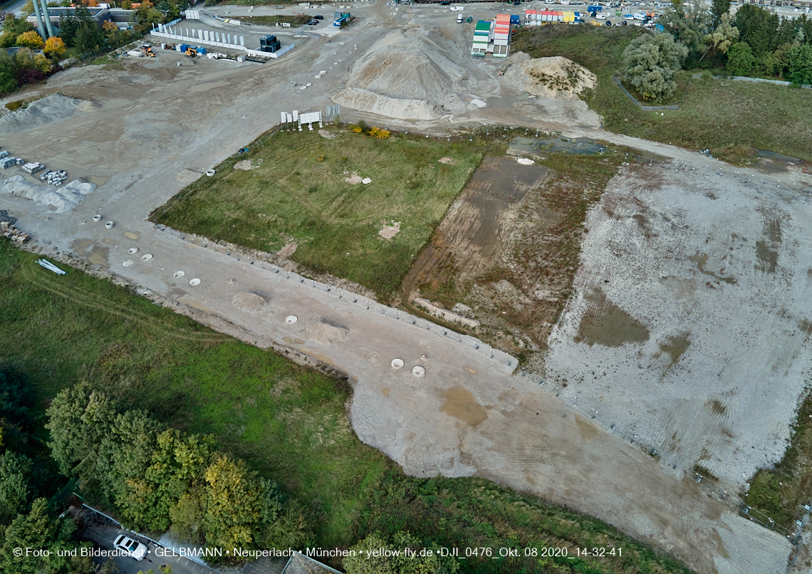 08.10.2020 - Baustelle Alexisquartier und Umgebung in Neuperlach 08.10.2020 - Baustelle Alexisquartier und Umgebung in Neuperlach